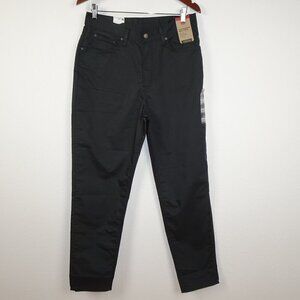 Levi's Mom Jeans Women's Size 31x30 Black Blended Fabric READ MEASUREMENTS